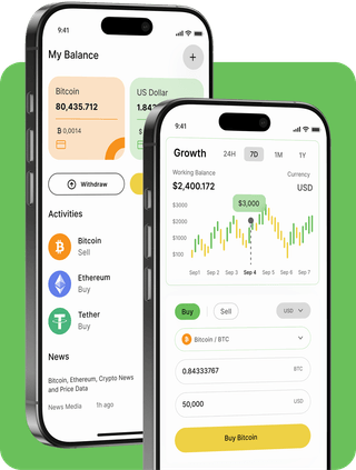 Vivido Crescencia trading platform interface with live market data